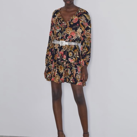 Zara floral mini dress - Picture 2 of 7
